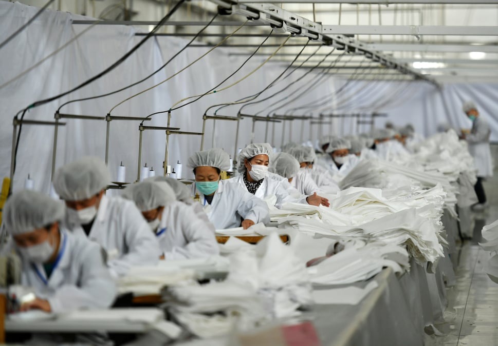 Chine: la progression de l'activite manufacturiere a ralenti, selon caixin