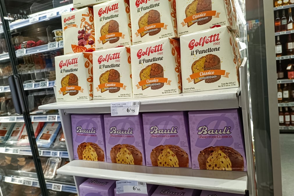 Pendant les fêtes, les produits italiens, dont le panettone, font recette.