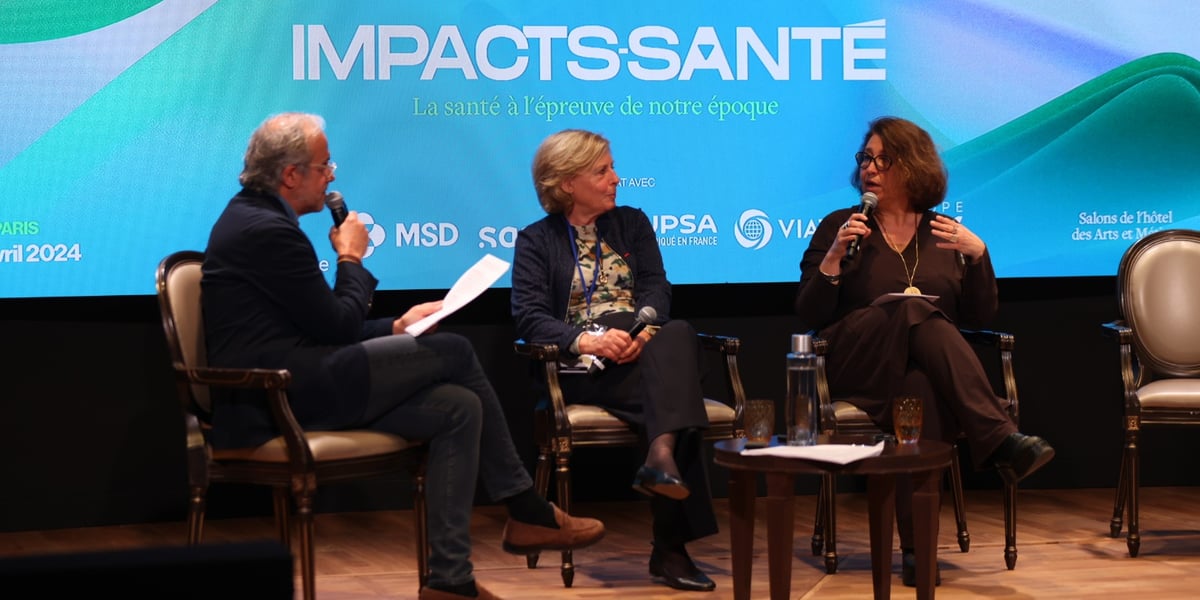 Le débat « La France dans le marché mondial de la santé : un géant qui s’ignore ? » lors de l'événement Impacts Santé du 25 avril, organisé par La Tribune.