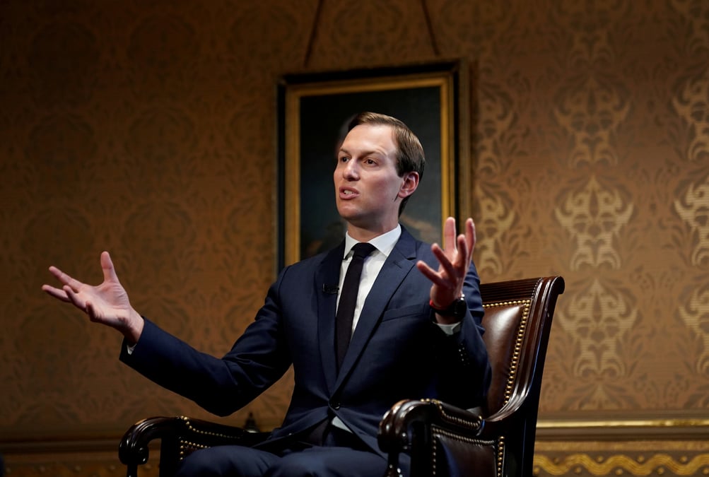 Proche orient: pour kushner, le projet economique doit preceder la paix