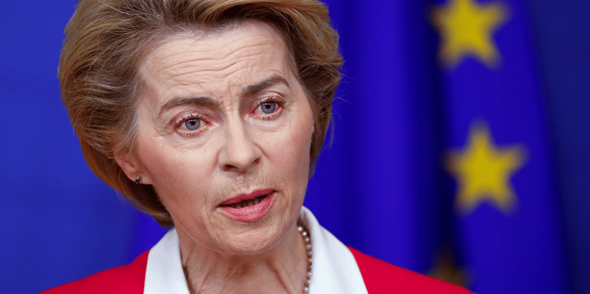 Ursula von der Leyen, présidente de la Commission européenne