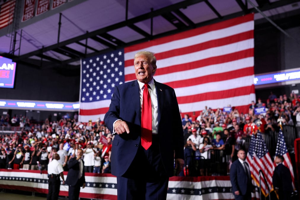 Photo d'archives: l'ancien president des etats-unis et candidat republicain a la presidence donald trump