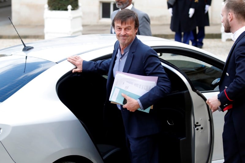 Operation de deminage autour de nicolas hulot