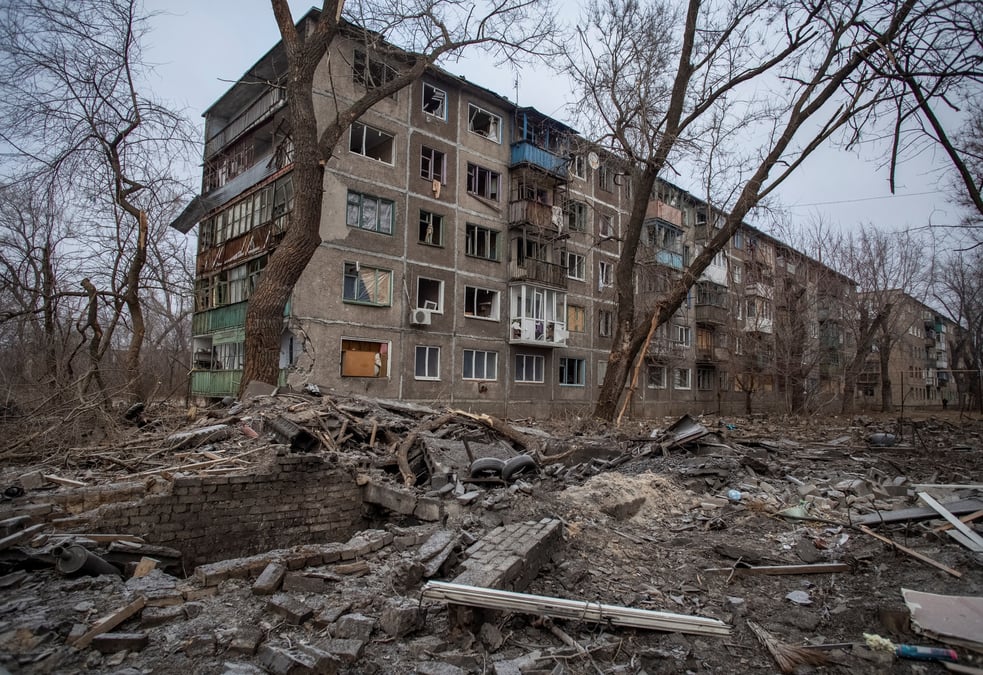 Frappe militaire russe a chasiv yar