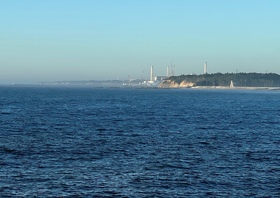Photo de la centrale nucleaire de fukushima daiichi
