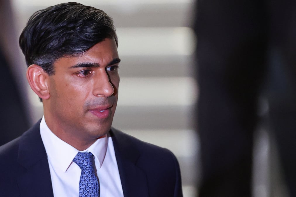 Le premier ministre britannique rishi sunak a londres