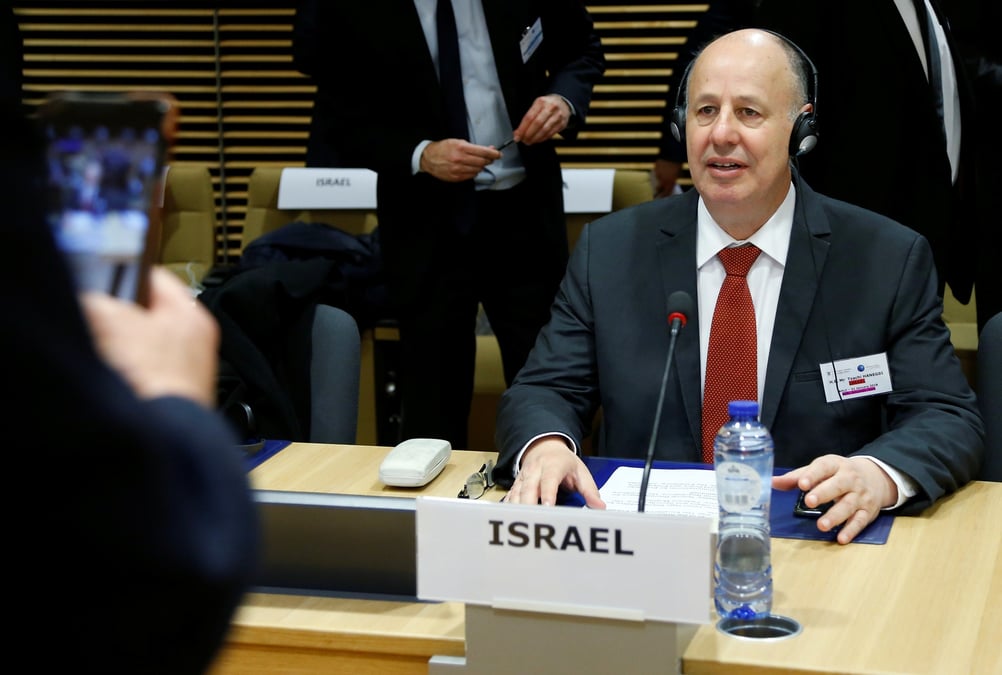 Tzachi hanegbi, conseiller a la securite nationale du gouvernement israelien