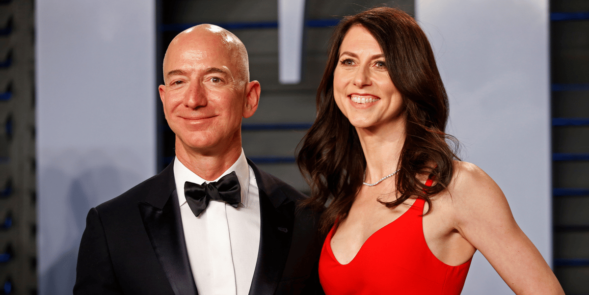 Jeff et MacKenzie Bezos