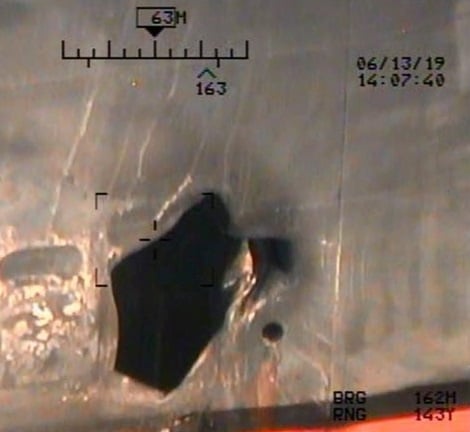 Attaques de petrolier: l'armee americaine diffuse une nouvelle video