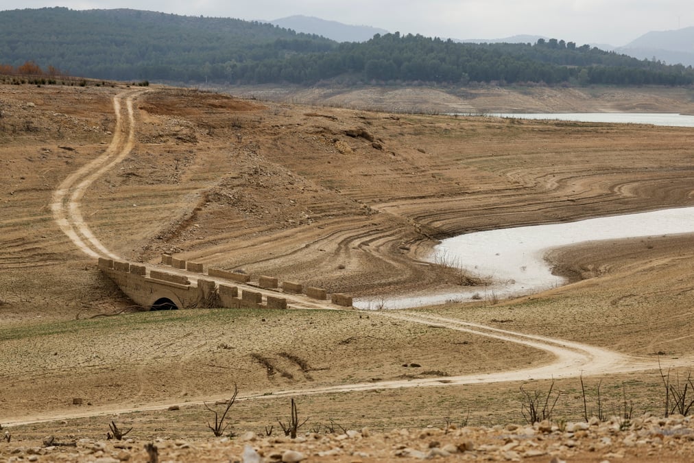 La region de malaga, dans le sud de l'espagne, frappee par la secheresse