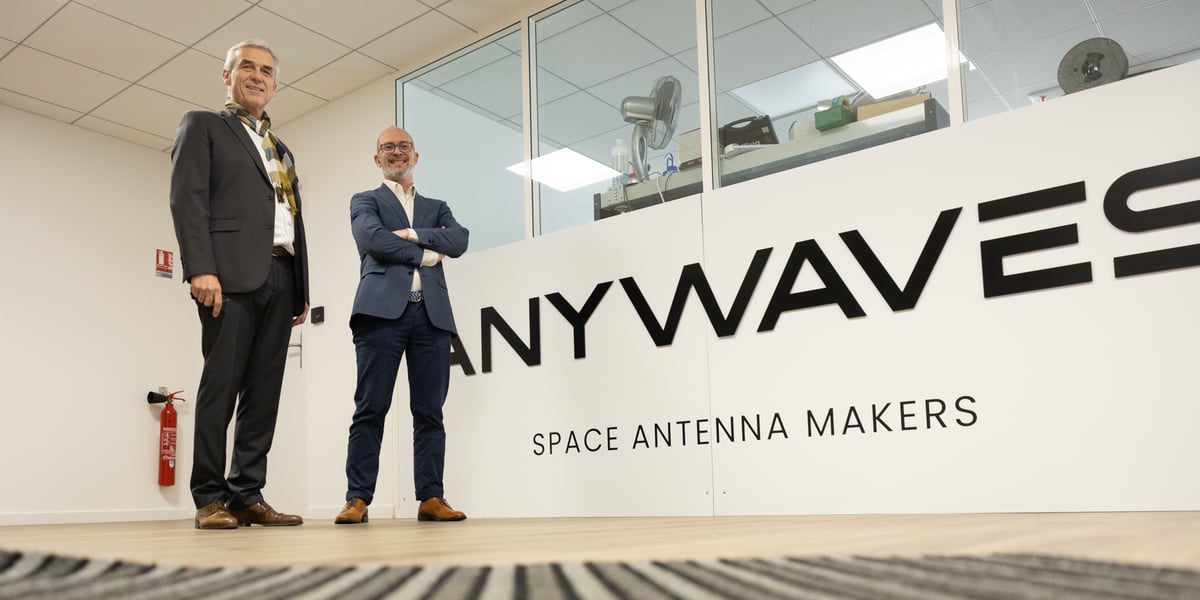 Éric de Saintignon, directeur général, et Nicolas Capet, président d’Anywaves.