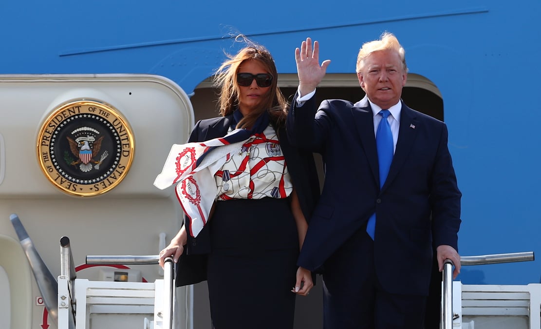 Trump en visite a londres