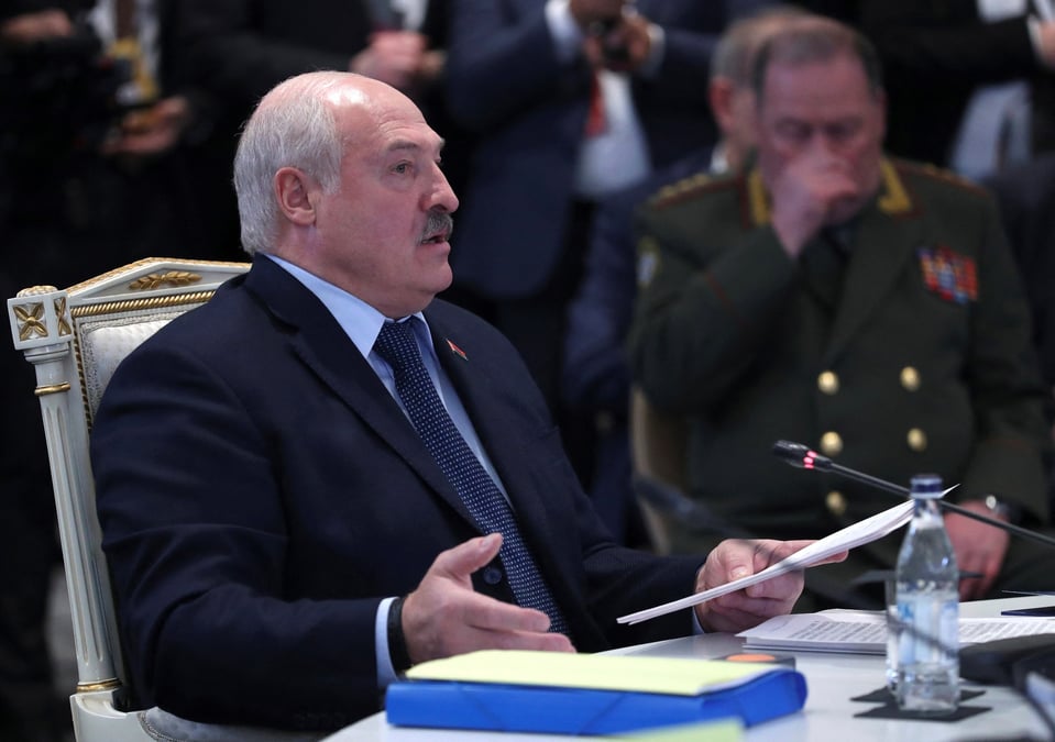 Photo d'archives : le president bielorusse loukachenko lors du sommet de l'otsc a erevan