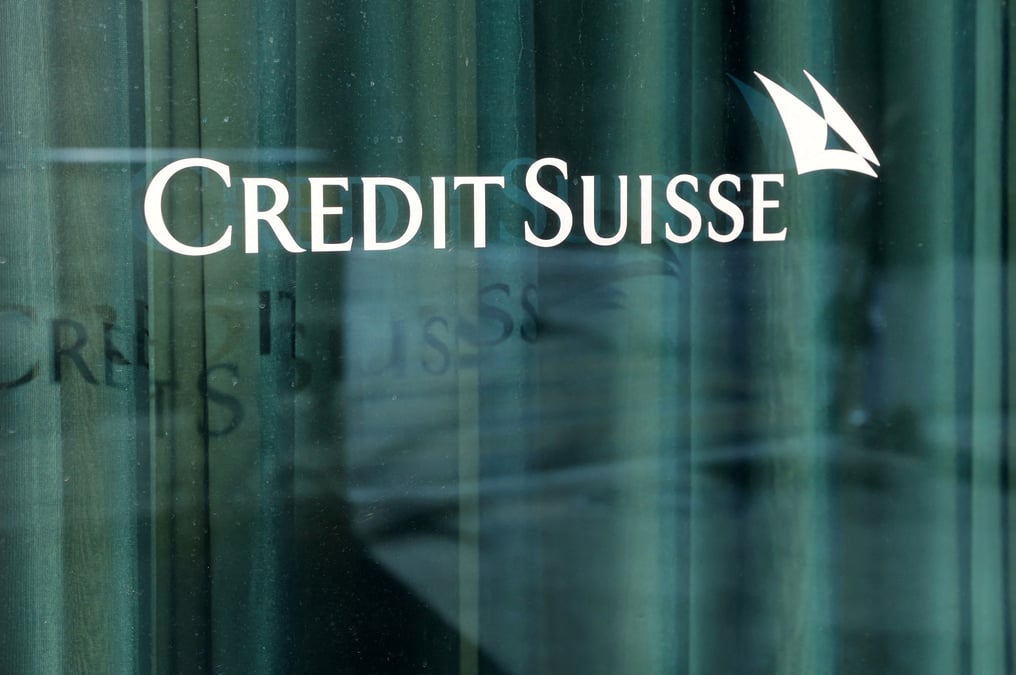 Une agence de la banque credit suisse a geneve