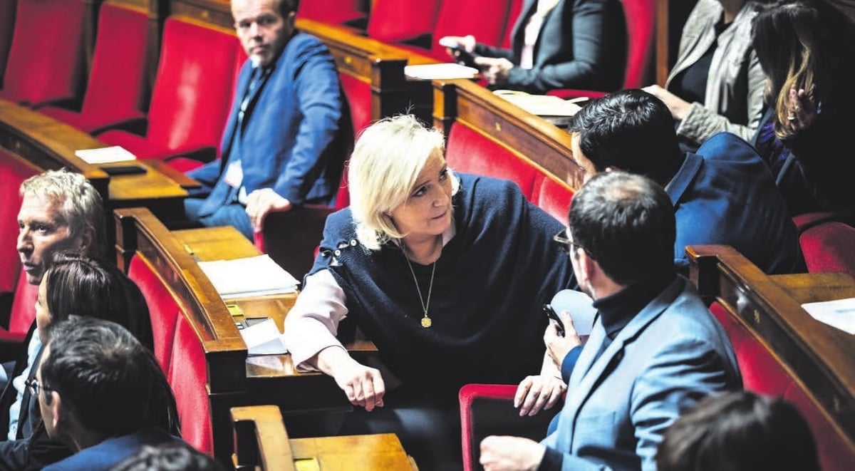 Marine Le Pen à l’Assemblée nationale, le 4 novembre 2022.