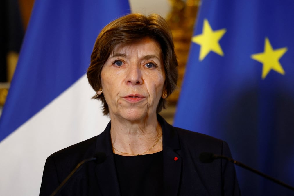 L'ancienne ministre francaise des affaires etrangeres catherine colonna