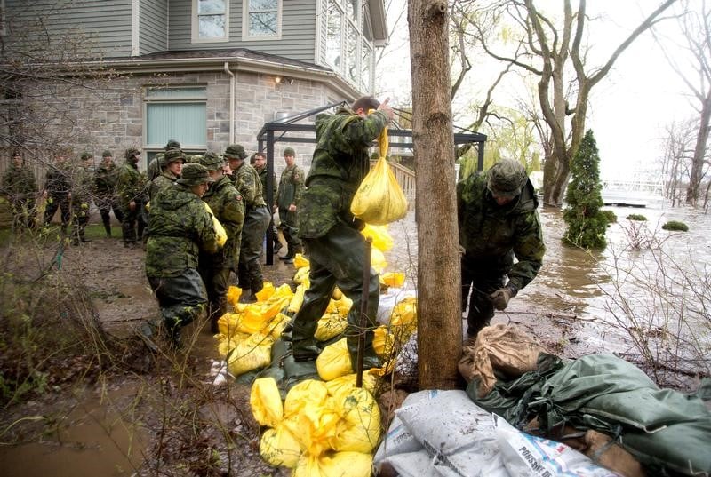 Montreal face a des inondations historiques