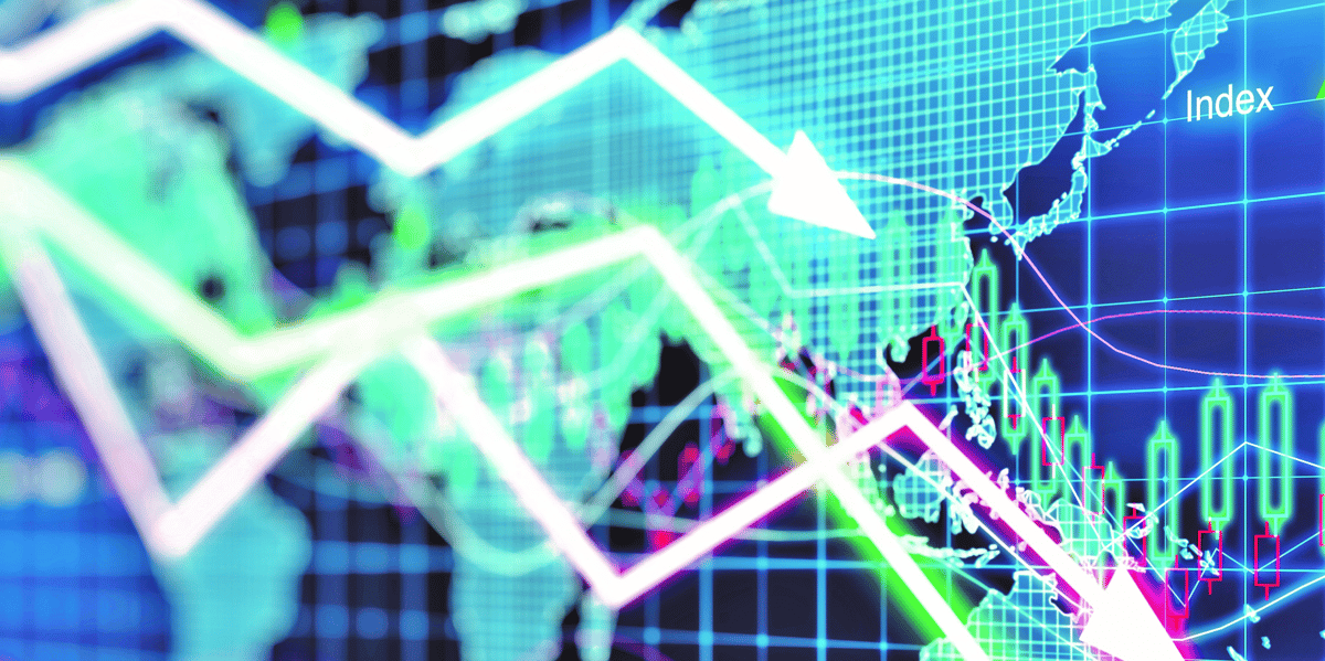 Bourse courbes indices économie croissance finance