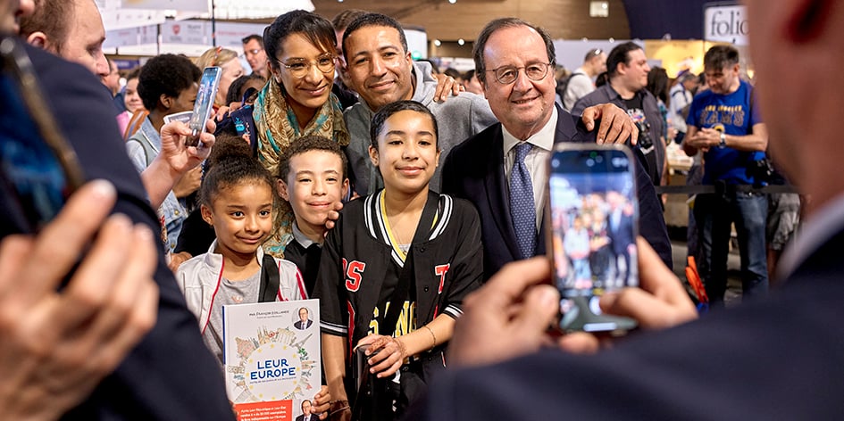 Au Festival du livre de Paris, en avril, à l’occasion de la sortie de son ouvrage « Leur Europe ».