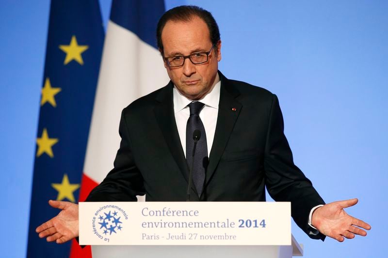 Hollande veut un accord "historique" sur le climat en 2015