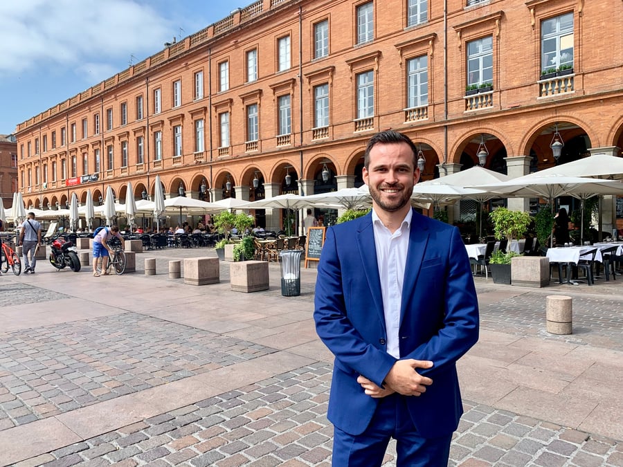 Quentin Lamotte a pour ambition de faire revenir le RN au sein du conseil municipal de Toulouse.