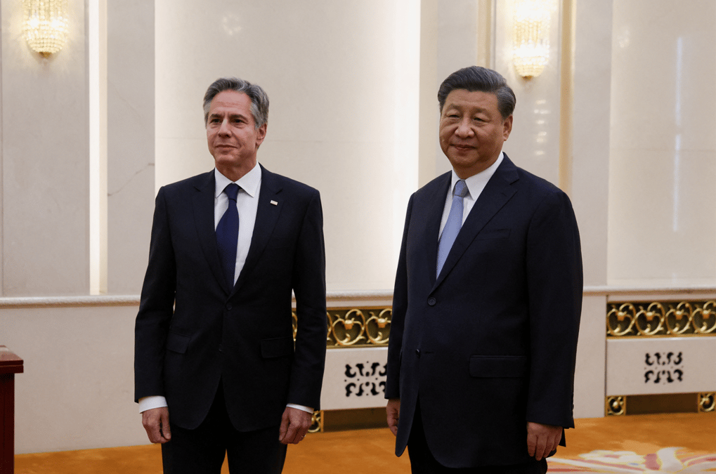 Blinken et Xi Jinping juin 2023