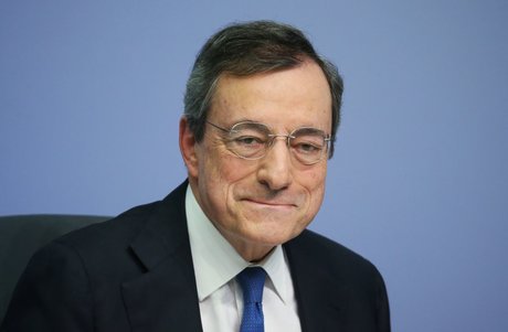 Mario Draghi ce jeudi 24 octobre à Francfort lors de sa dernière conférence de presse à l'issue de la réunion de politique monétaire de la Banque centrale européenne.
