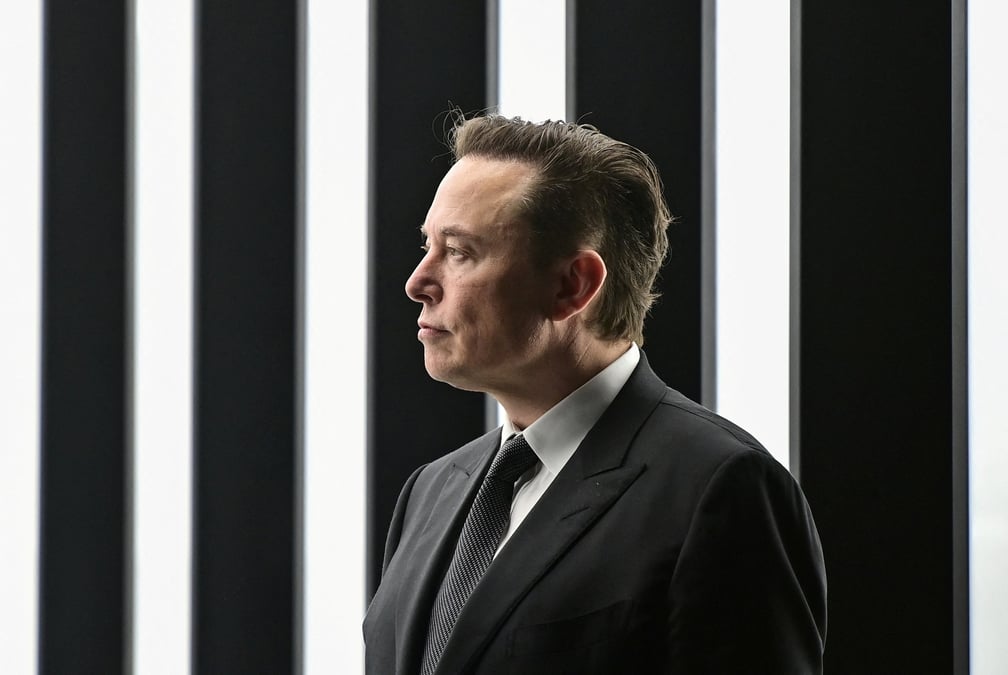 Photo d'archives d'elon musk a la ceremonie d'ouverture de la nouvelle "gigafactory" de tesla a grunheide, en allemagne