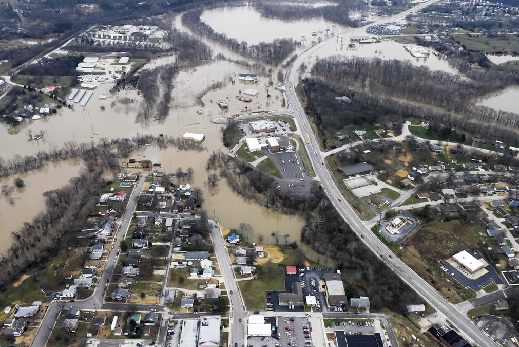 Le missouri aux prises avec d'importantes inondations
