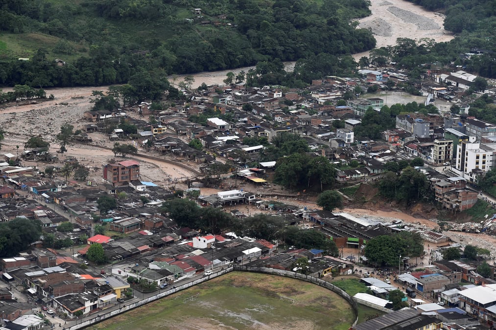 Colombie: un glissement de terrain fait plus de 150 morts