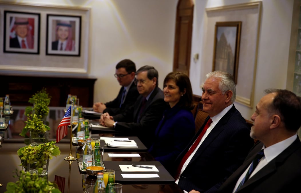 Le plan de paix us pour le proche-orient bientot pret, dit tillerson