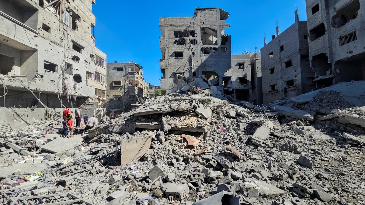 La ville de beit lahiya visee par des frappes israeliennes