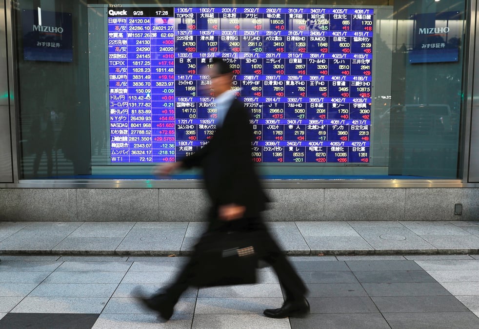 La bourse de tokyo termine en baisse