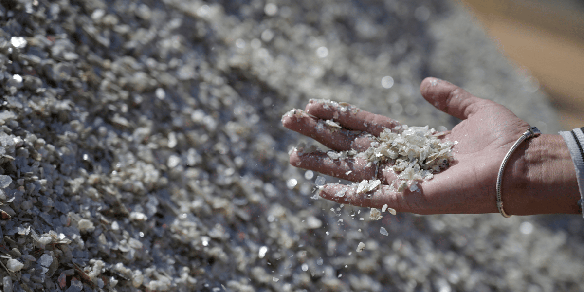 Photo d'archives: un echantillon de lithium mineral