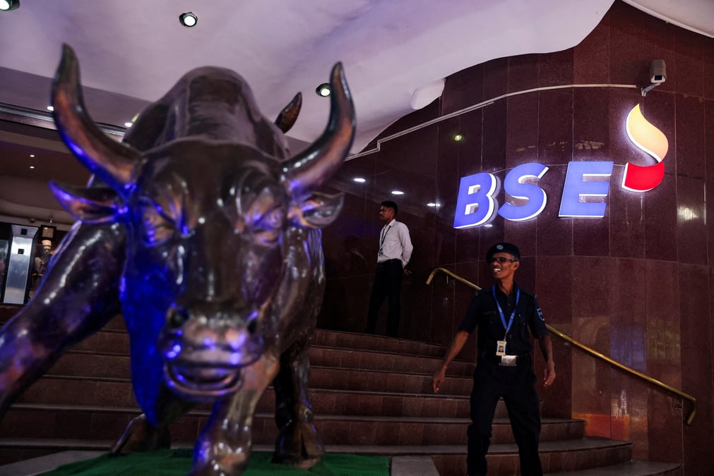 La bourse de bombay, en inde