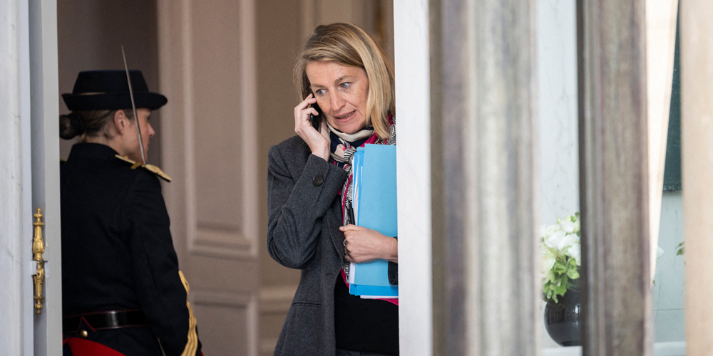 La ministre chargée du Travail, Astrid Panosyan-Bouvet.