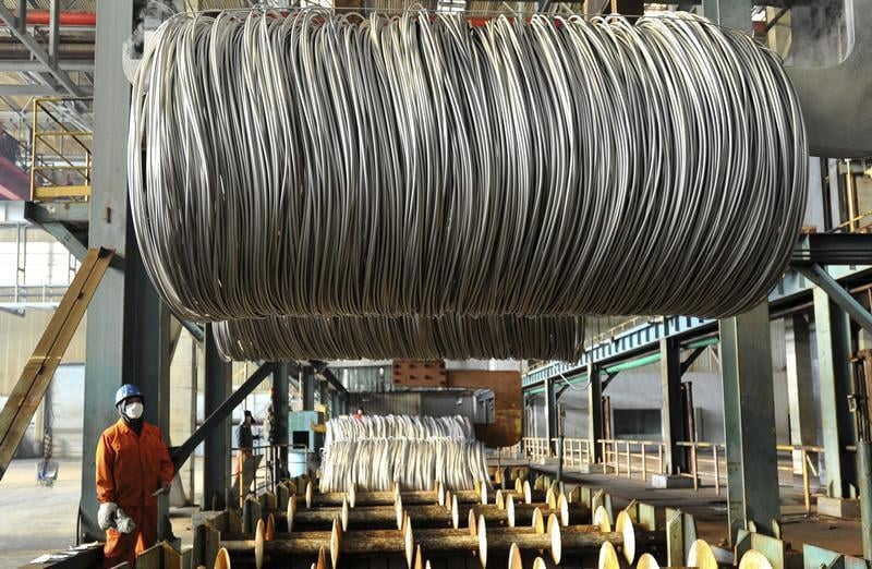 Sursaut de la production d'acier, de bon augure pour l'industrie
