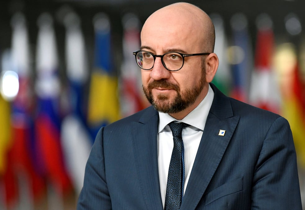 Le président du Conseil européen, Charles Michel