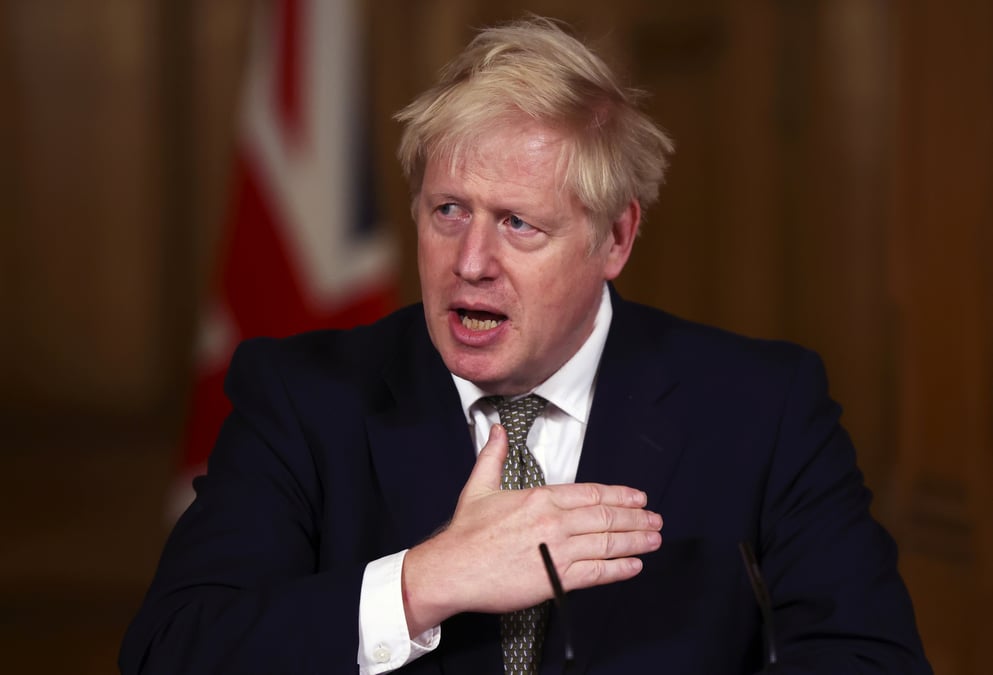 Gb: johnson reflechit a un reconfinement de toute l'angleterre, selon une source