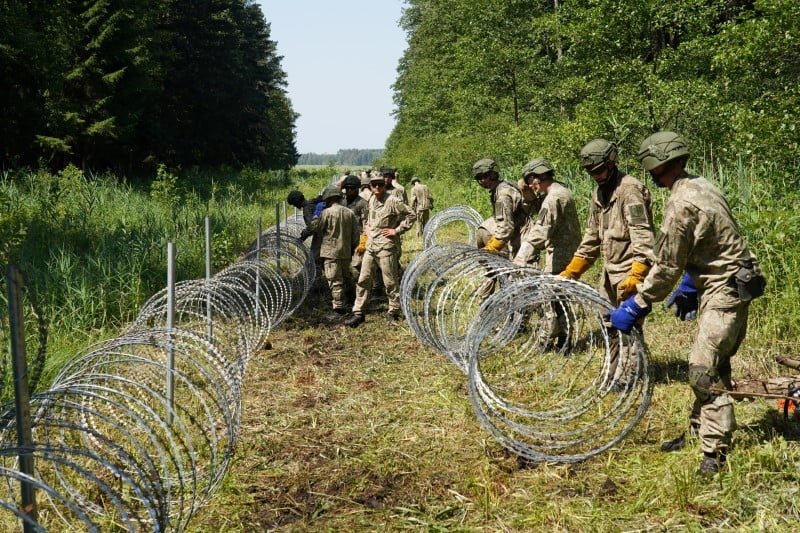 La lituanie envisage la construction d'une barriere a la frontiere bielorusse
