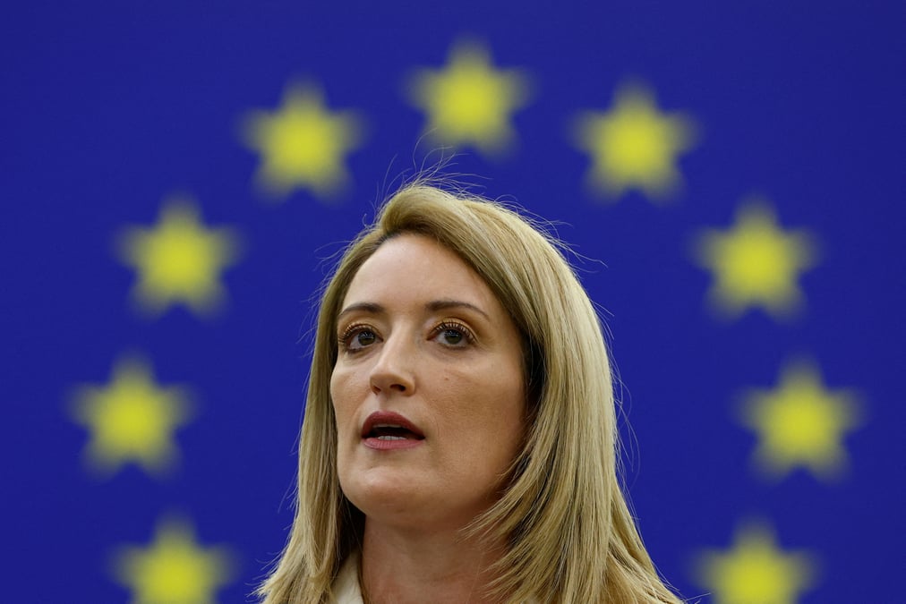 La conservatrice roberta metsola elue presidente du parlement europeen