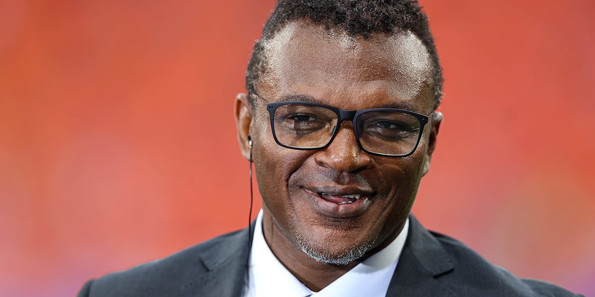 Marcel Desailly, champion du monde de 1998 et d'Europe en 2000