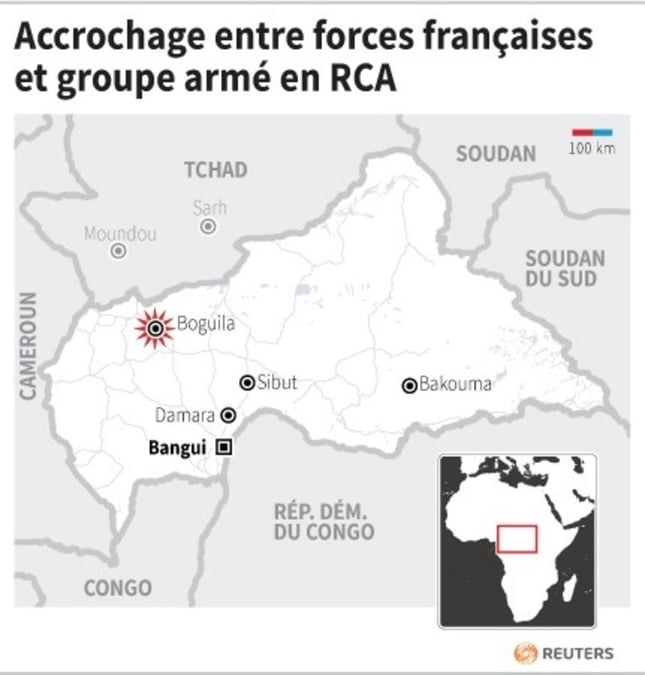 Accrochage entre forces françaises et un groupe armé en RCA