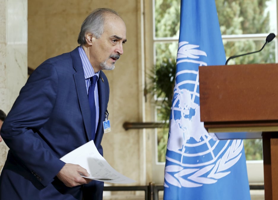 La delegation du gouvernement syrien ne veut pas parler du sort d'assad a geneve