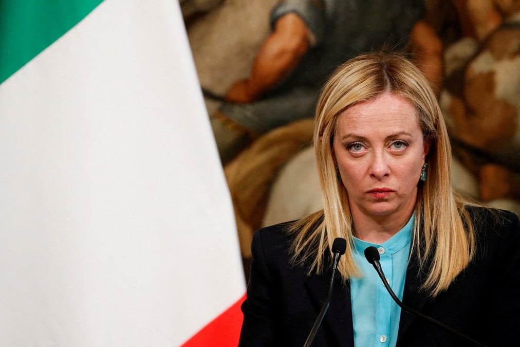 La premiere ministre italienne giorgia meloni