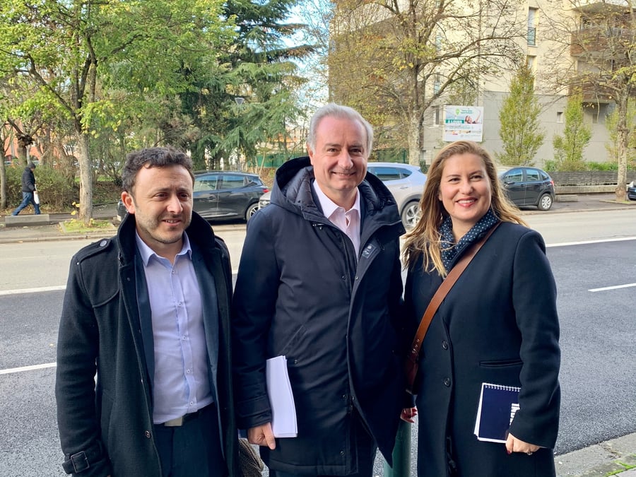 Jean-Luc a présenté ses deux nouveaux colistiers mardi 12 novembre, à Toulouse, en vue des élections municipales de mars 2020.