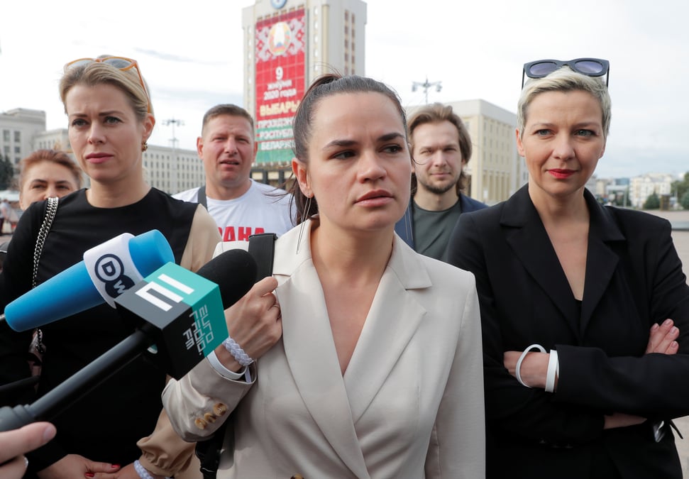 Macron rencontrera l'opposante bielorusse svetlana tsikhanouskaia "si elle en fait la demande"