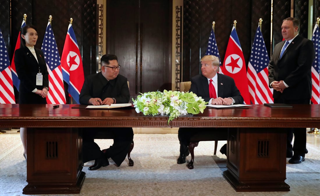 Trump et kim disent s'engager dans une "nouvelle ere"