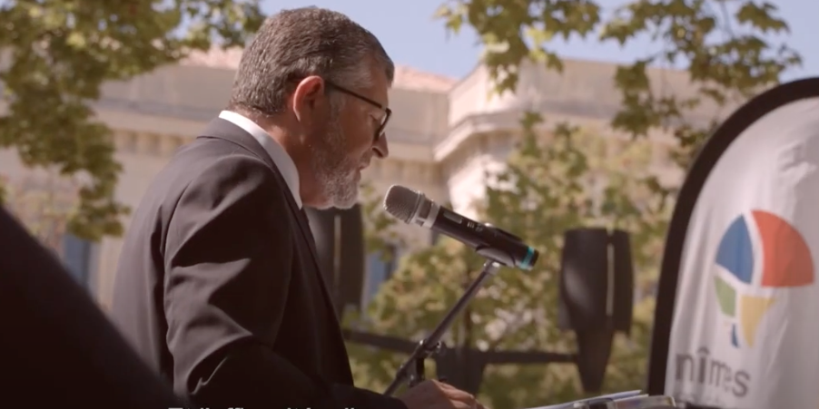 Franck Proust reste président (LR) de Nîmes Métropole.