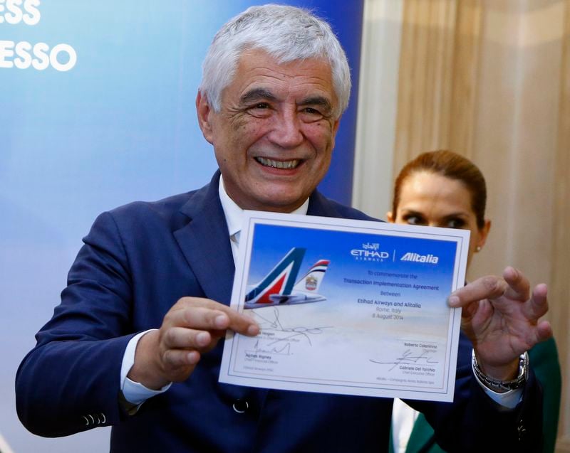 Le patron d'Alitalia sur le départ après le mariage avec Etihad